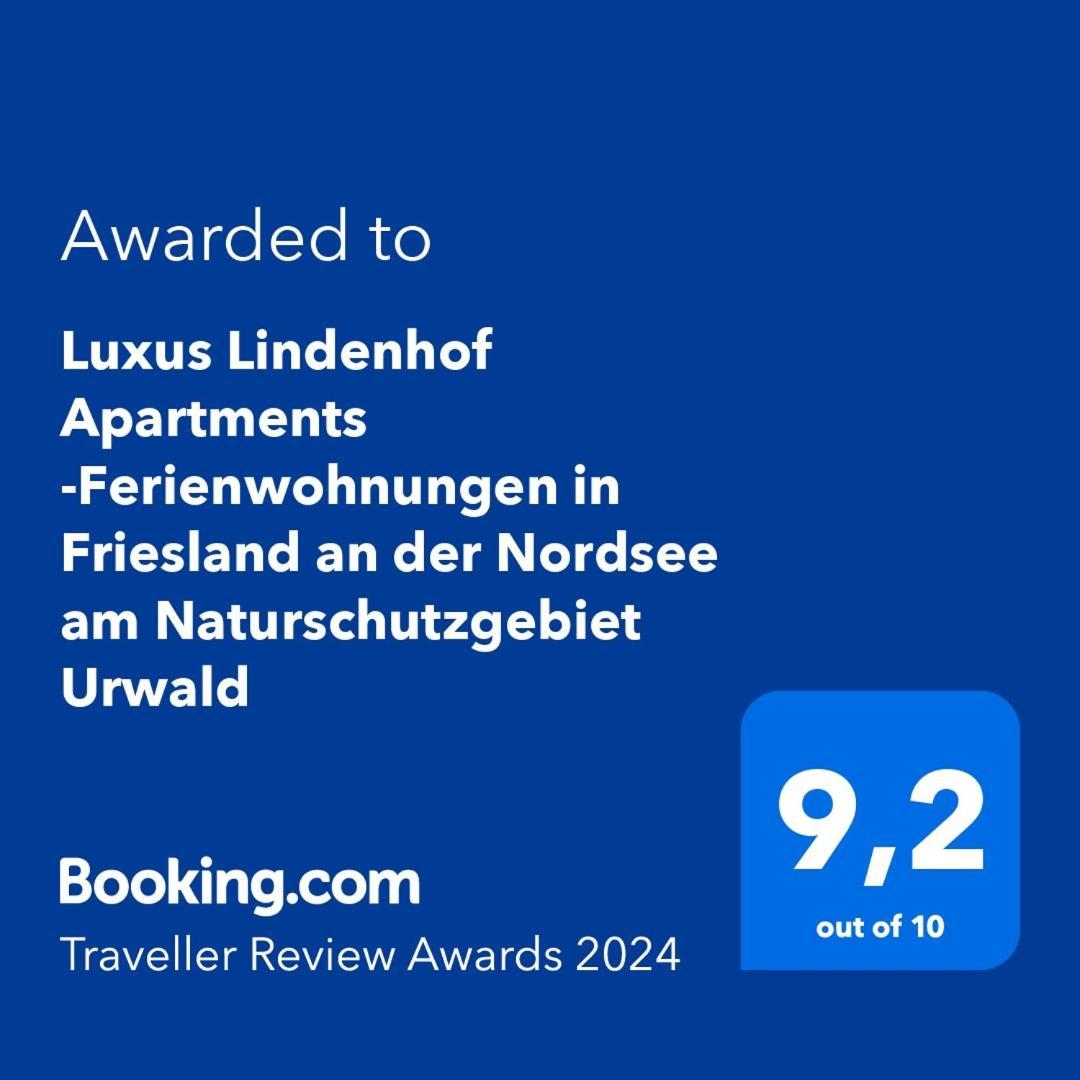 Neuenburg  Luxus Lindenhof Apartments -Ferienwohnungen In Friesland An Der Nordsee Am Naturschutzgebiet Urwald מראה חיצוני תמונה